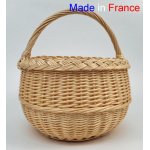 Suissesse ronde osier blanc